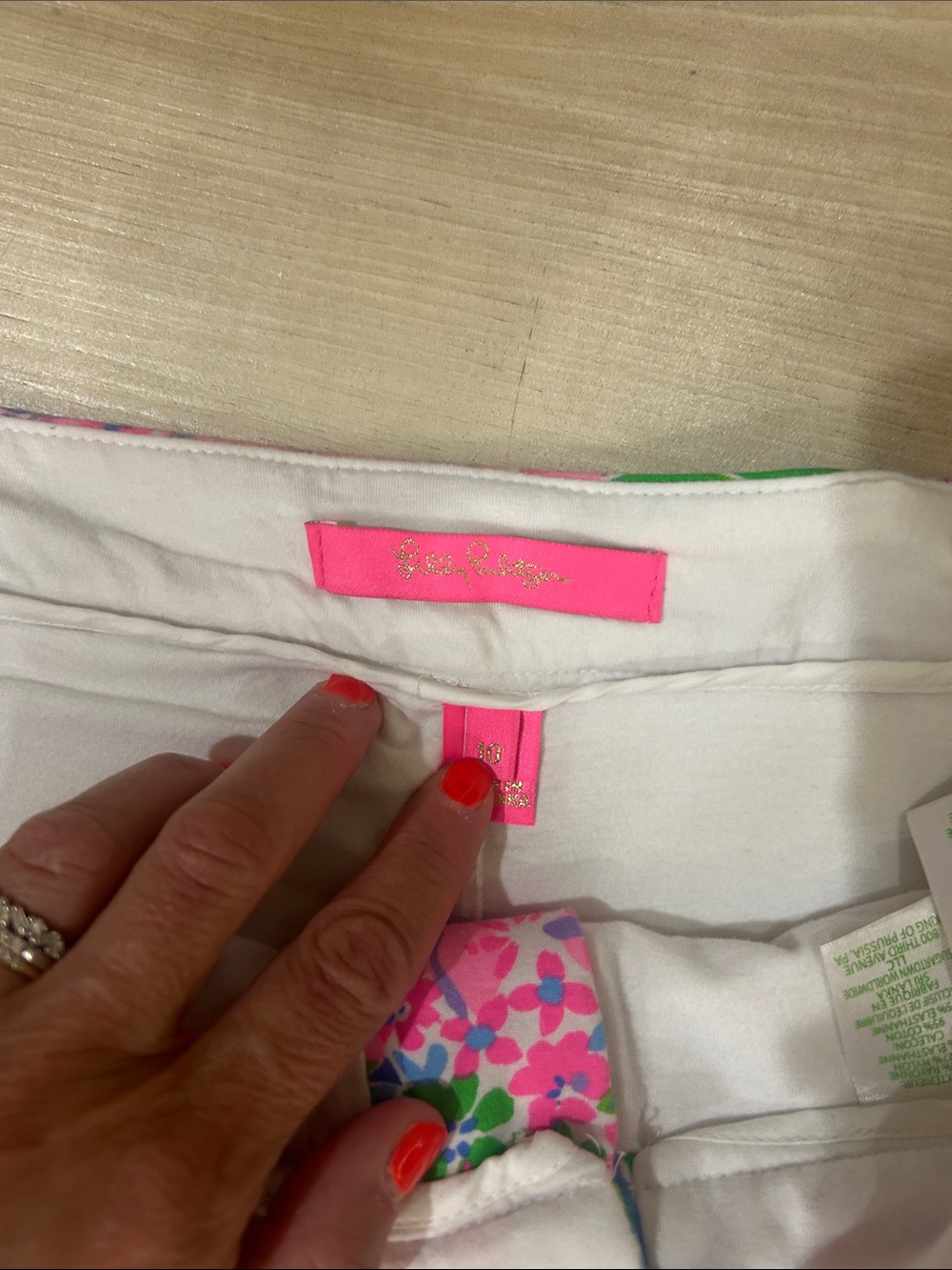 Lilly Pulitzer Pink, Green & Blue Floral Mini Skirt - Picture 2 of 3